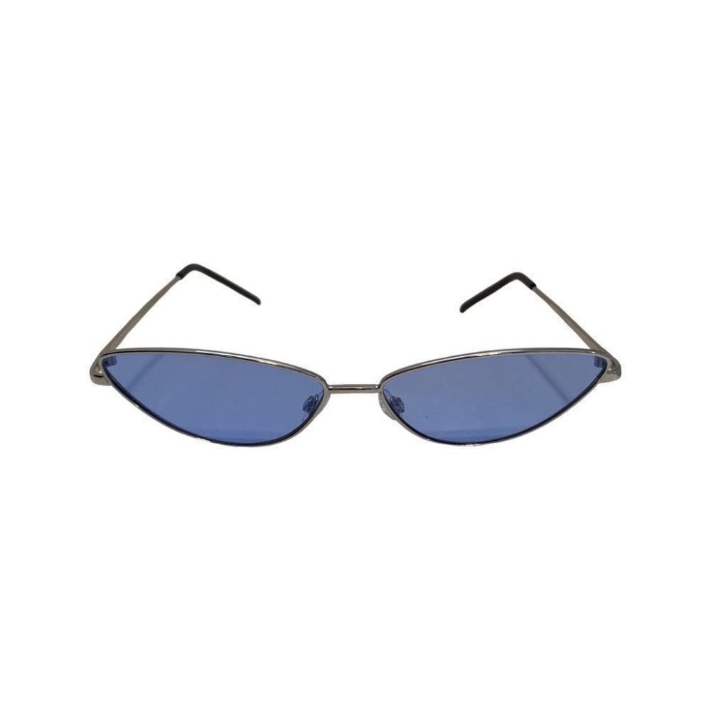 6133 | Slim Blue Cateye Sunglasses